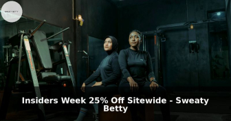 Insiders Week 25% Off Sitewide – Sweaty Betty