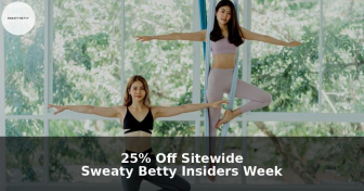25% Off Sitewide – Sweaty Betty Insiders Week