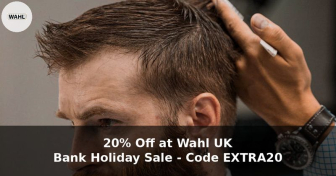 20% Off at Wahl UK – Bank Holiday Sale Code EXTRA20